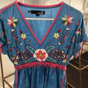 Love Moschino Embroidered Blouse, 4
